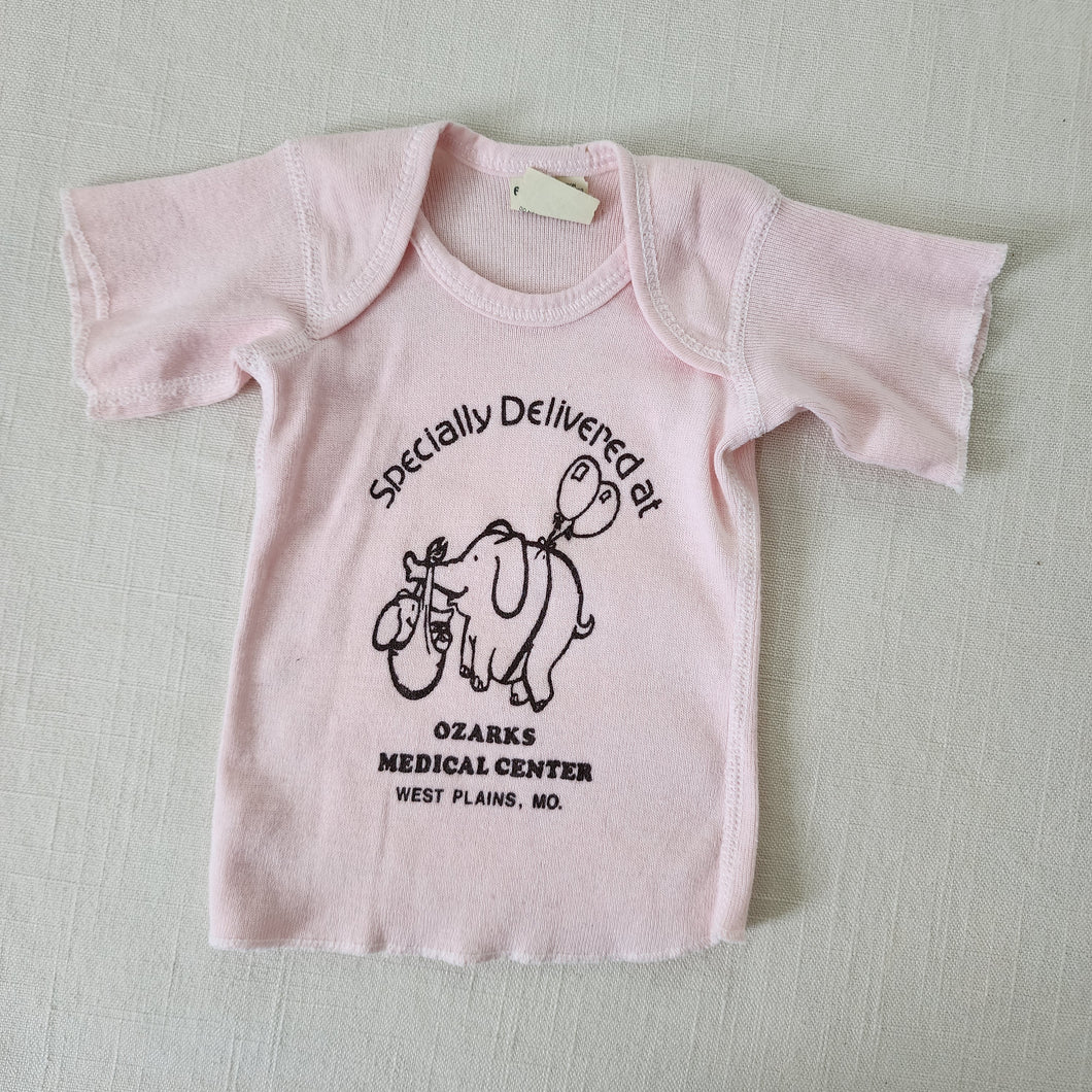 Vintage Baby Hospital Shirt 0-3 months