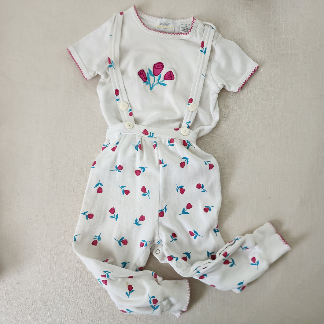 Vintage Rosebud 2-Piece Set 18 months