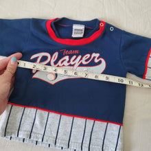 Load image into Gallery viewer, Vintage Team Baseball Player Long Sleeve 24 months
