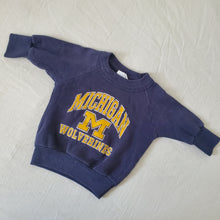 Load image into Gallery viewer, Vintage Michigan Wolverines Crewneck 6-9 months
