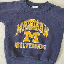 Load image into Gallery viewer, Vintage Michigan Wolverines Crewneck 6-9 months
