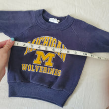 Load image into Gallery viewer, Vintage Michigan Wolverines Crewneck 6-9 months
