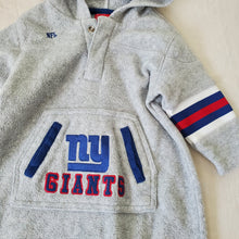 Load image into Gallery viewer, Vintage NFL NY Giants Hooded Bodysuit 12 months
