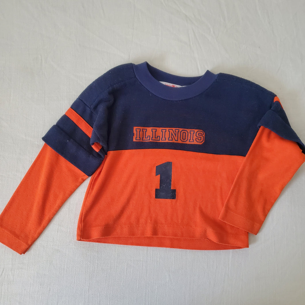 Vintage Illinois Long Sleeve Shirt 3t