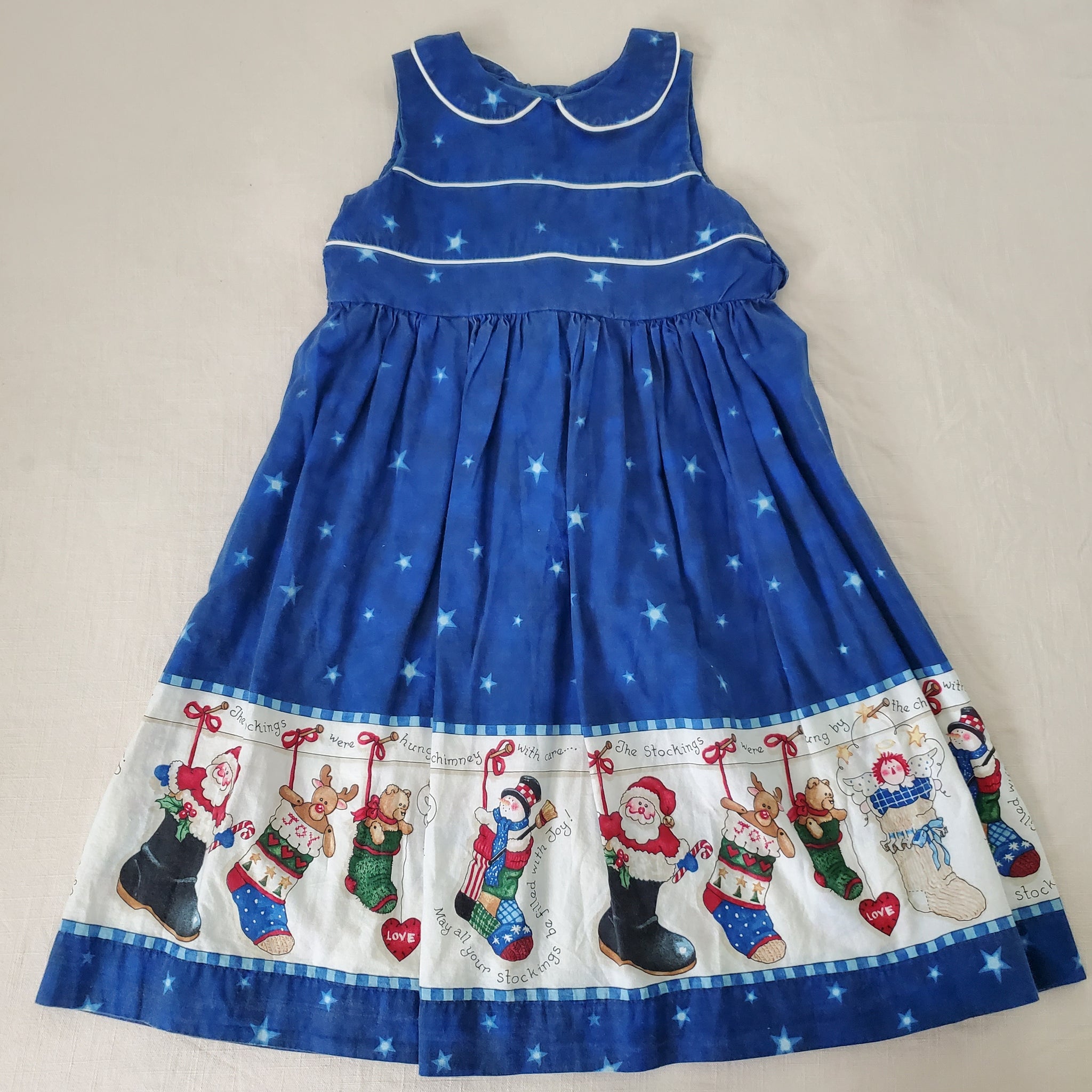 Vintage Christmas Stockings Dress kids 9/10 Nostalgic Baby Vintage Vintage Christmas Stockings Dress kids 9/10 Nostalgic Baby Vintage