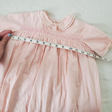 Load image into Gallery viewer, Vintage 50s/60s Smocked Pink Dress 2t *flaw
