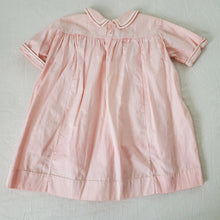 Load image into Gallery viewer, Vintage 50s/60s Smocked Pink Dress 2t *flaw
