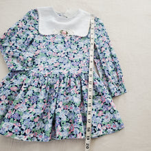 Load image into Gallery viewer, Vintage Floral Long Sleeve Dress 3t
