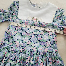 Load image into Gallery viewer, Vintage Floral Long Sleeve Dress 3t
