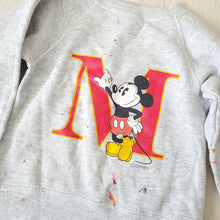 Load image into Gallery viewer, Vintage Mickey Mouse Grey Crewneck 3t *flaw
