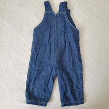 Load image into Gallery viewer, Y2k Mickey Mouse Denim Overalls 12 months
