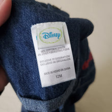 Load image into Gallery viewer, Y2k Mickey Mouse Denim Overalls 12 months
