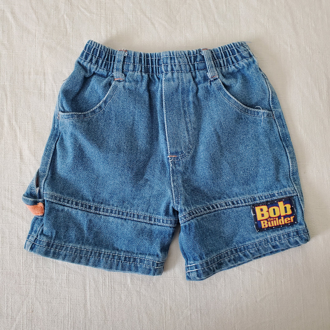 Y2k Bob the Builder Jean Shorts 18 months