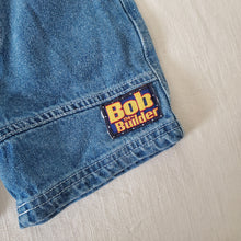 Load image into Gallery viewer, Y2k Bob the Builder Jean Shorts 18 months
