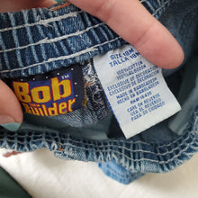 Load image into Gallery viewer, Y2k Bob the Builder Jean Shorts 18 months
