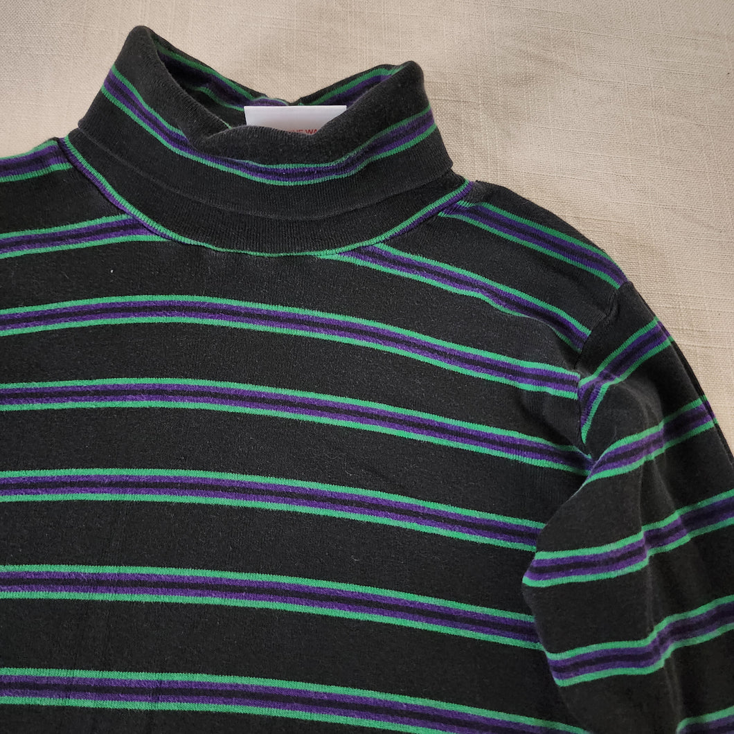 Vintage Dark Striped Turtleneck 4t