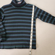 Load image into Gallery viewer, Vintage Dark Striped Turtleneck 4t
