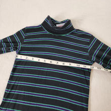 Load image into Gallery viewer, Vintage Dark Striped Turtleneck 4t
