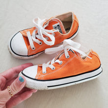 Load image into Gallery viewer, Converse Orange All Star Shoes toddler 9
