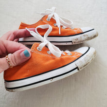 Load image into Gallery viewer, Converse Orange All Star Shoes toddler 9
