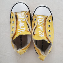 Load image into Gallery viewer, Converse Yellow All Star Shoes toddler 8
