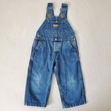 Load image into Gallery viewer, Vintage 80s Oshkosh Denim Overalls 18 months
