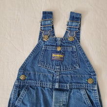 Load image into Gallery viewer, Vintage 80s Oshkosh Denim Overalls 18 months
