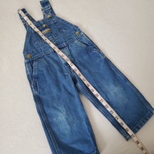 Load image into Gallery viewer, Vintage 80s Oshkosh Denim Overalls 18 months
