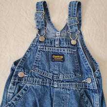 Load image into Gallery viewer, Vintage Oshkosh Denim Overalls 12 months
