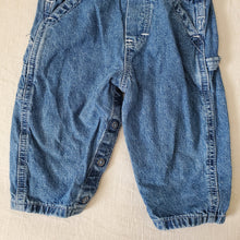 Load image into Gallery viewer, Vintage Oshkosh Denim Overalls 12 months
