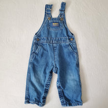 Load image into Gallery viewer, Vintage 80s Oshkosh Denim Overalls 18 months
