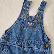 Load image into Gallery viewer, Vintage 80s Oshkosh Denim Overalls 18 months
