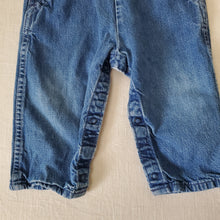 Load image into Gallery viewer, Vintage 80s Oshkosh Denim Overalls 18 months
