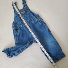 Load image into Gallery viewer, Vintage 80s Oshkosh Denim Overalls 18 months
