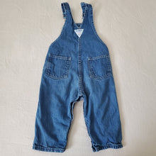 Load image into Gallery viewer, Vintage 80s Oshkosh Denim Overalls 18 months
