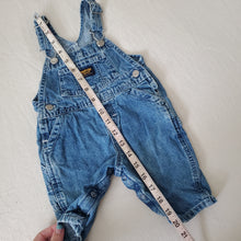 Load image into Gallery viewer, Vintage Oshkosh Denim Overalls 3-6 months
