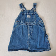 Load image into Gallery viewer, Vintage Y2k Oshkosh Denim Skirtall 18 months
