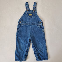 Load image into Gallery viewer, Vintage 80s Oshkosh Denim Overalls 18-24 months
