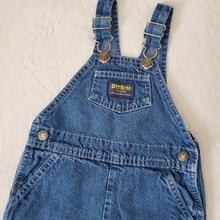 Load image into Gallery viewer, Vintage 80s Oshkosh Denim Overalls 18-24 months
