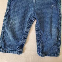 Load image into Gallery viewer, Vintage Oshkosh Textured Denim Overalls 18 months
