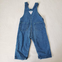 Load image into Gallery viewer, Vintage Oshkosh Textured Denim Overalls 18 months
