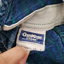 Load image into Gallery viewer, Vintage Oshkosh Textured Denim Overalls 18 months
