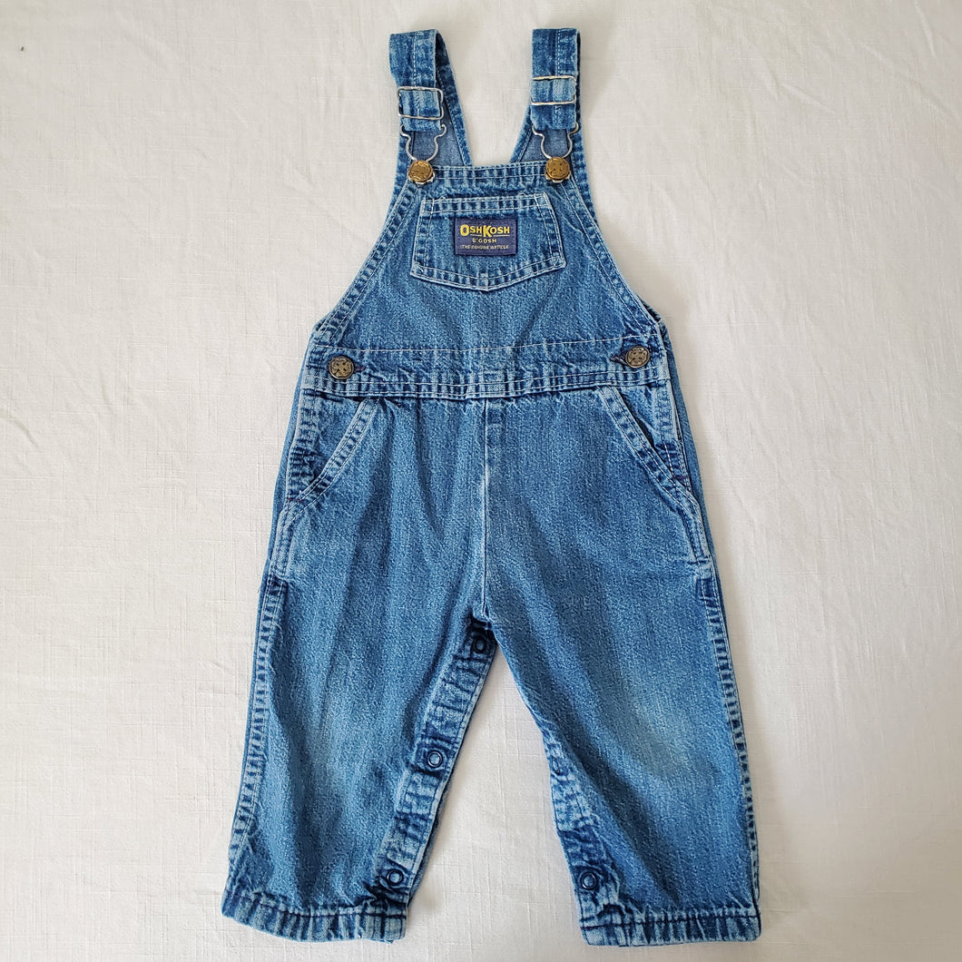 Vintage 80s Oshkosh Denim Overalls 18 months