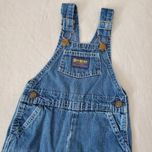 Load image into Gallery viewer, Vintage 80s Oshkosh Denim Overalls 18 months
