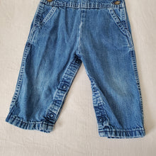 Load image into Gallery viewer, Vintage 80s Oshkosh Denim Overalls 18 months
