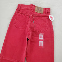 Load image into Gallery viewer, Vintage Deadstock Levi&#39;s Red Jeans kids 11 SLIM
