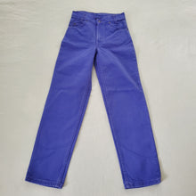 Load image into Gallery viewer, Vintage Deadstock Levi&#39;s Purple Jeans kids 12 SLIM
