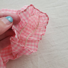 Load image into Gallery viewer, Vintage Pink Gingham Apron Dress 3t
