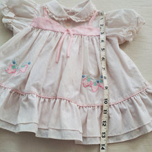 Load image into Gallery viewer, Vintage Diamond Strawberry Dress 9-12 months
