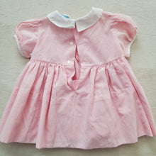 Load image into Gallery viewer, Vintage Bunny Smocked Pink Dress 6-9 months
